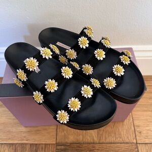 Fabrizio Viti Daisy Berkley slides in black